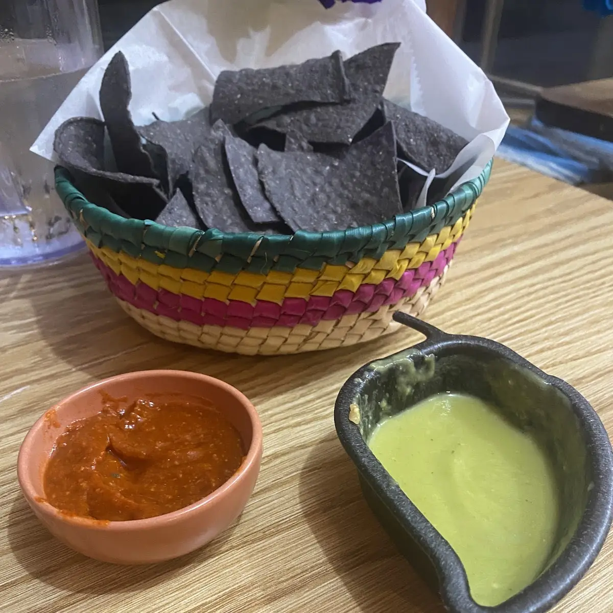 Blue Corn Tortilla Chips and Salsa