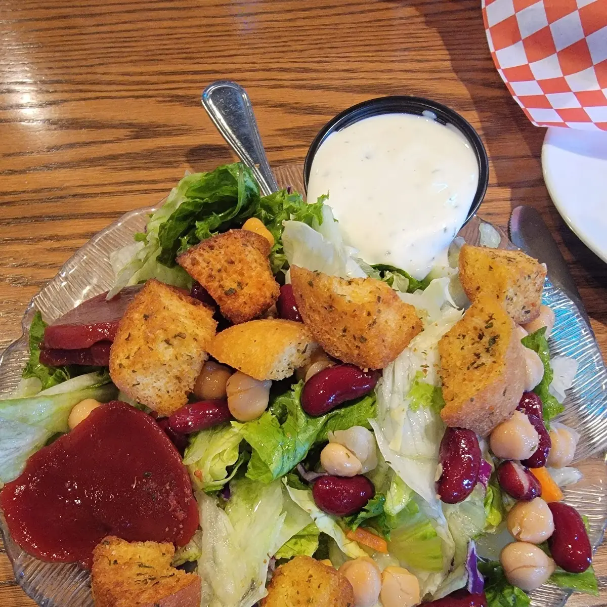 House Salad Extra Dressing