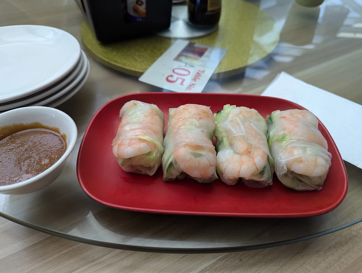 Fresh Spring Rolls with Shrimp, pho house