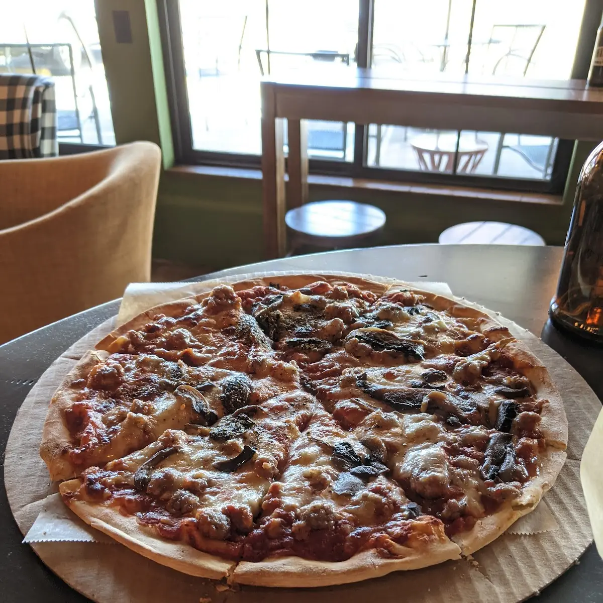 Sausage Mushroom Pizza