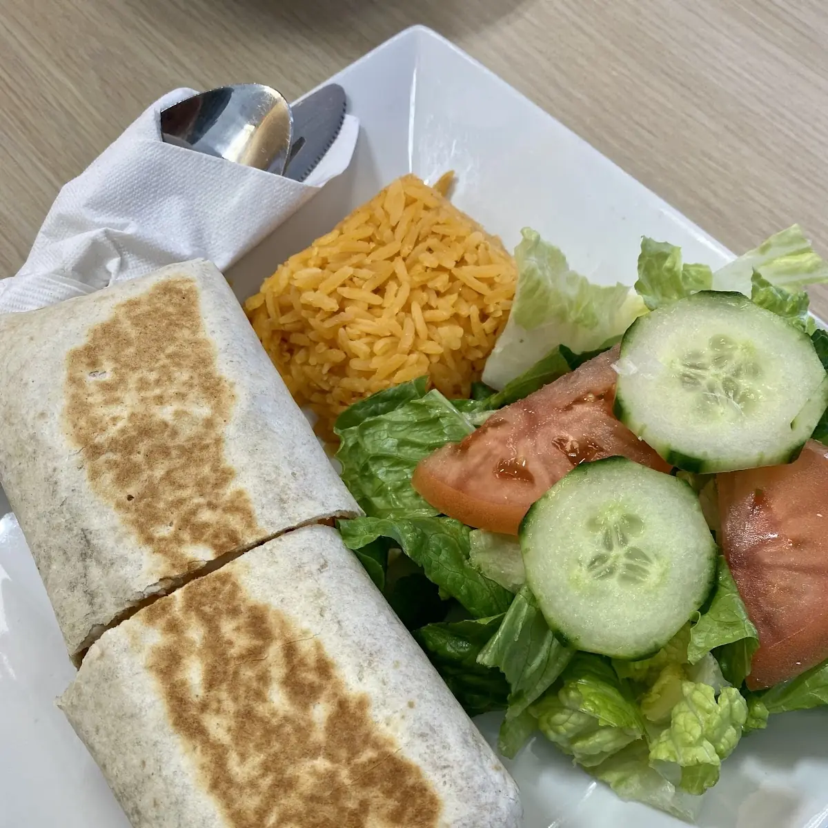 Chicken Burrito Meal