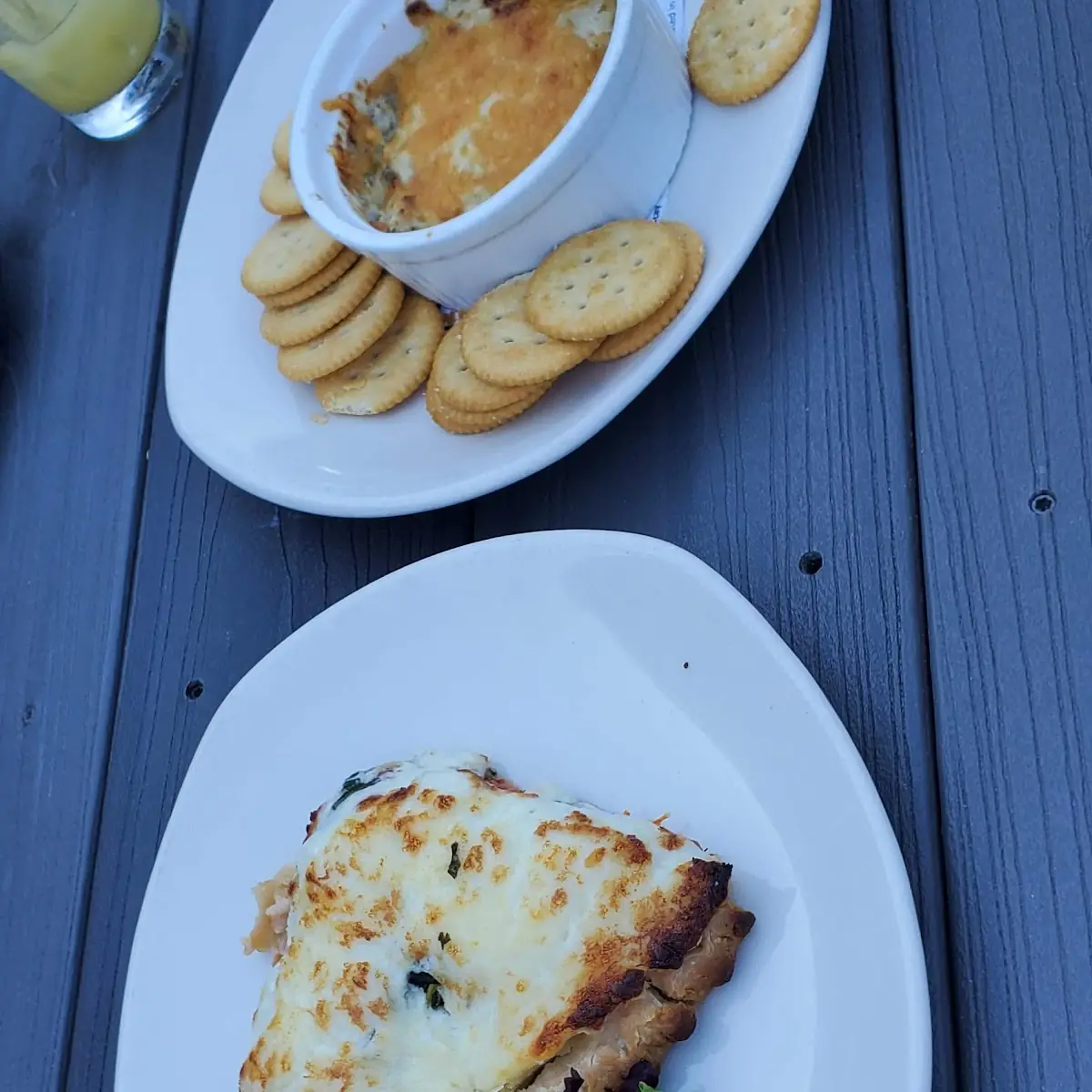 Tomato Pie and Artichoke Dip