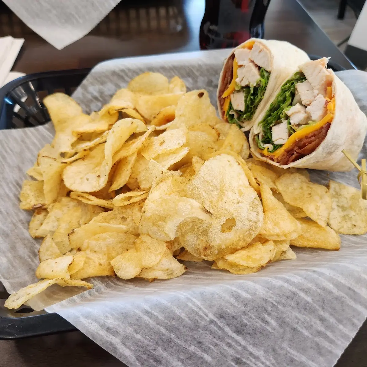 Chicken Bacon BBQ Ranch Wrap
