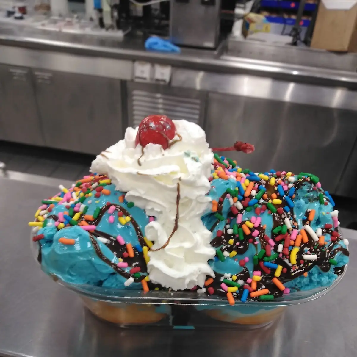 Cookie Monster Sundae