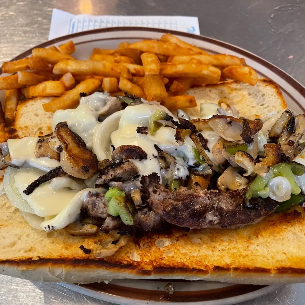 Steak Sandwich & Fries
