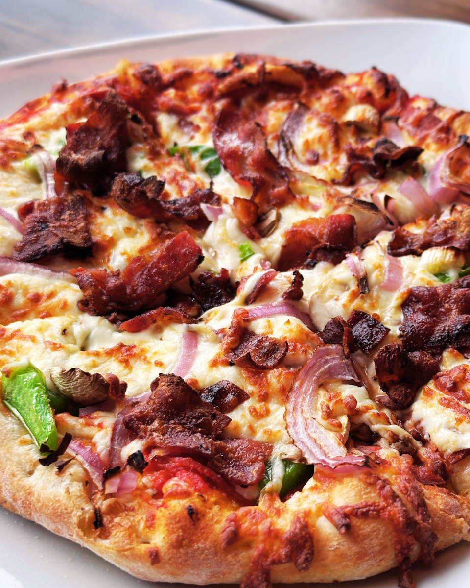 Pizza Bacon-oignons Bacon-onion Pizza