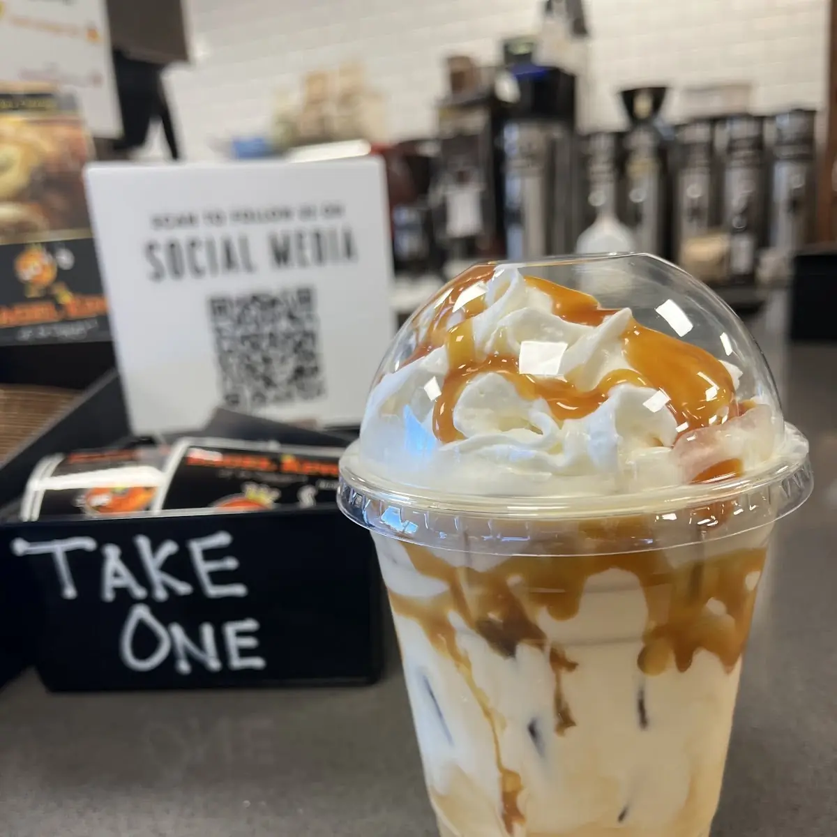Iced Caramel Latte