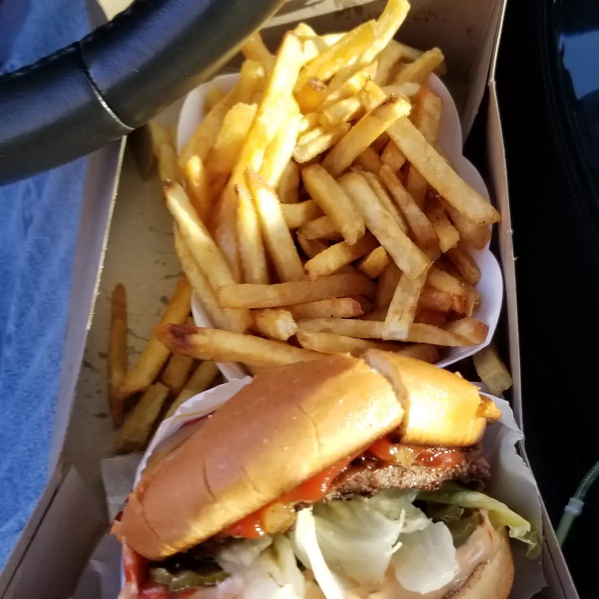 Burger and Fries
