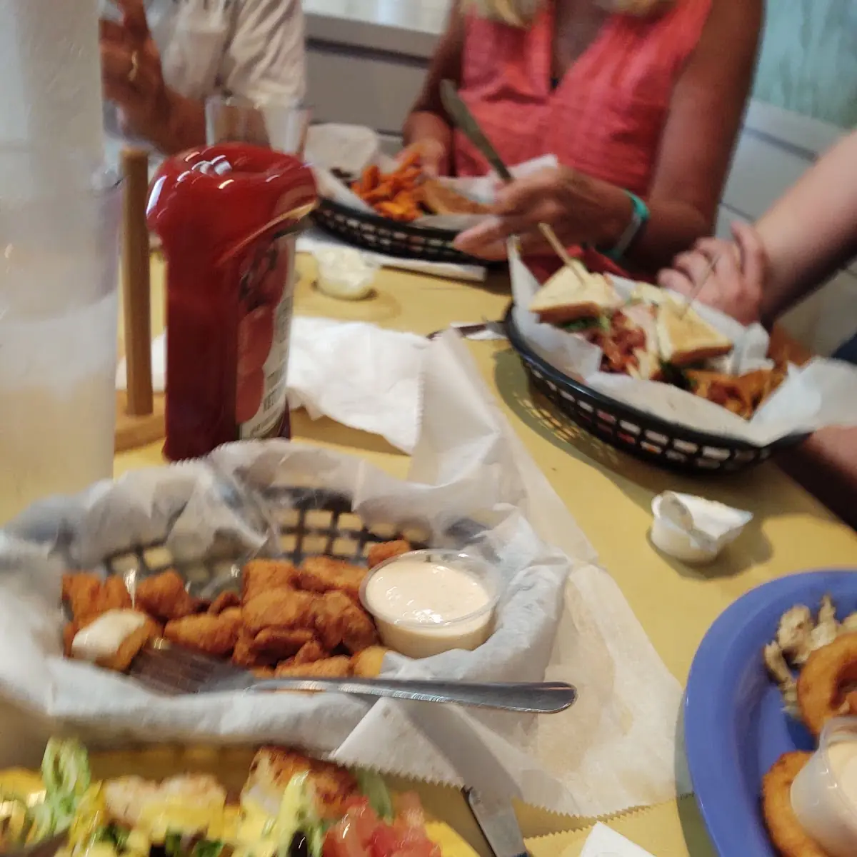 Pelican Bites and Grilled Shrimp Salad