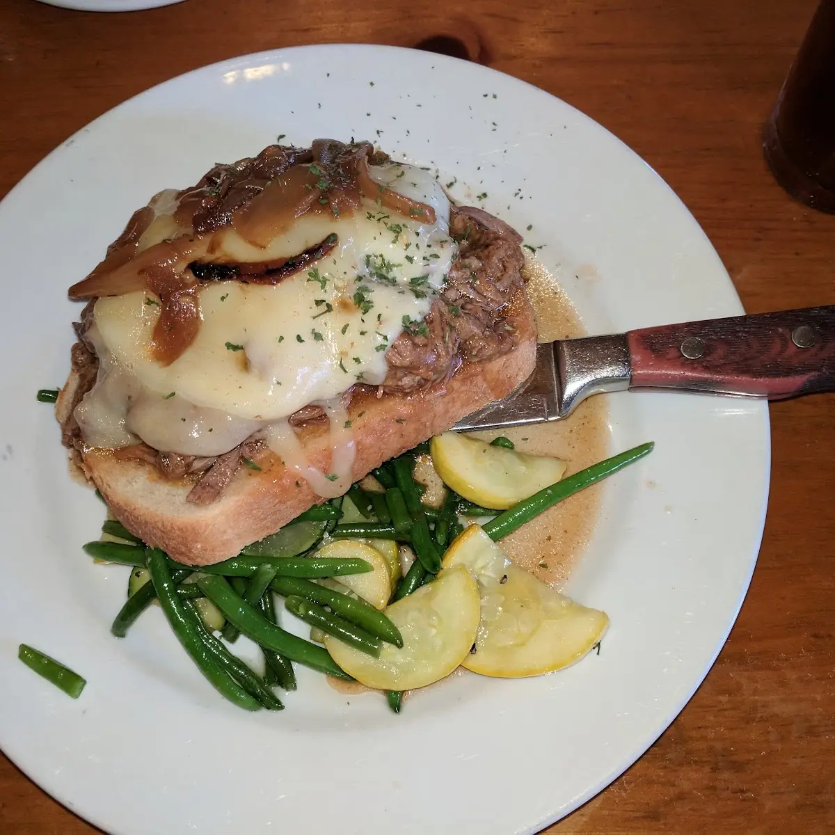 Open Faced Roast Beef