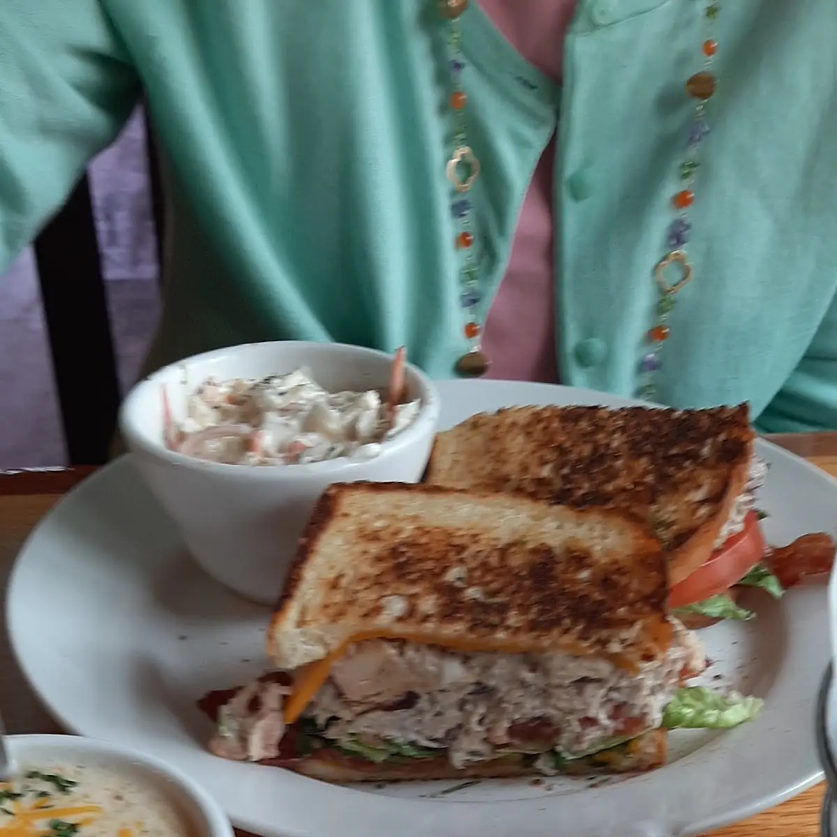 Pecan Chicken Salad Melt