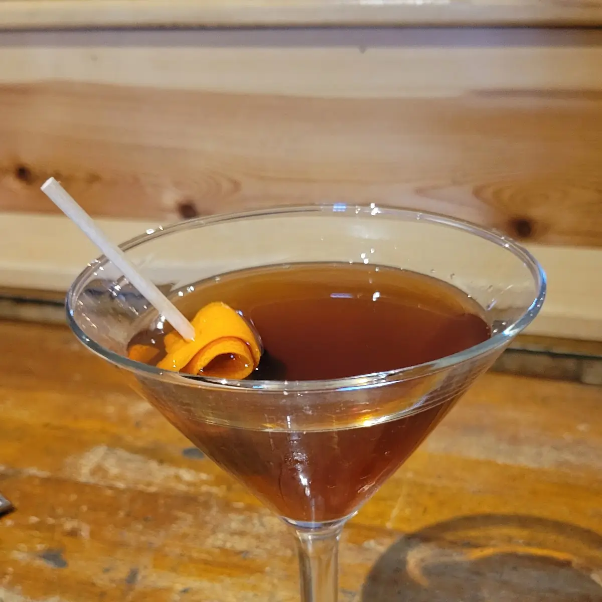 Old Fashioned with Barrel Aged Bourbon