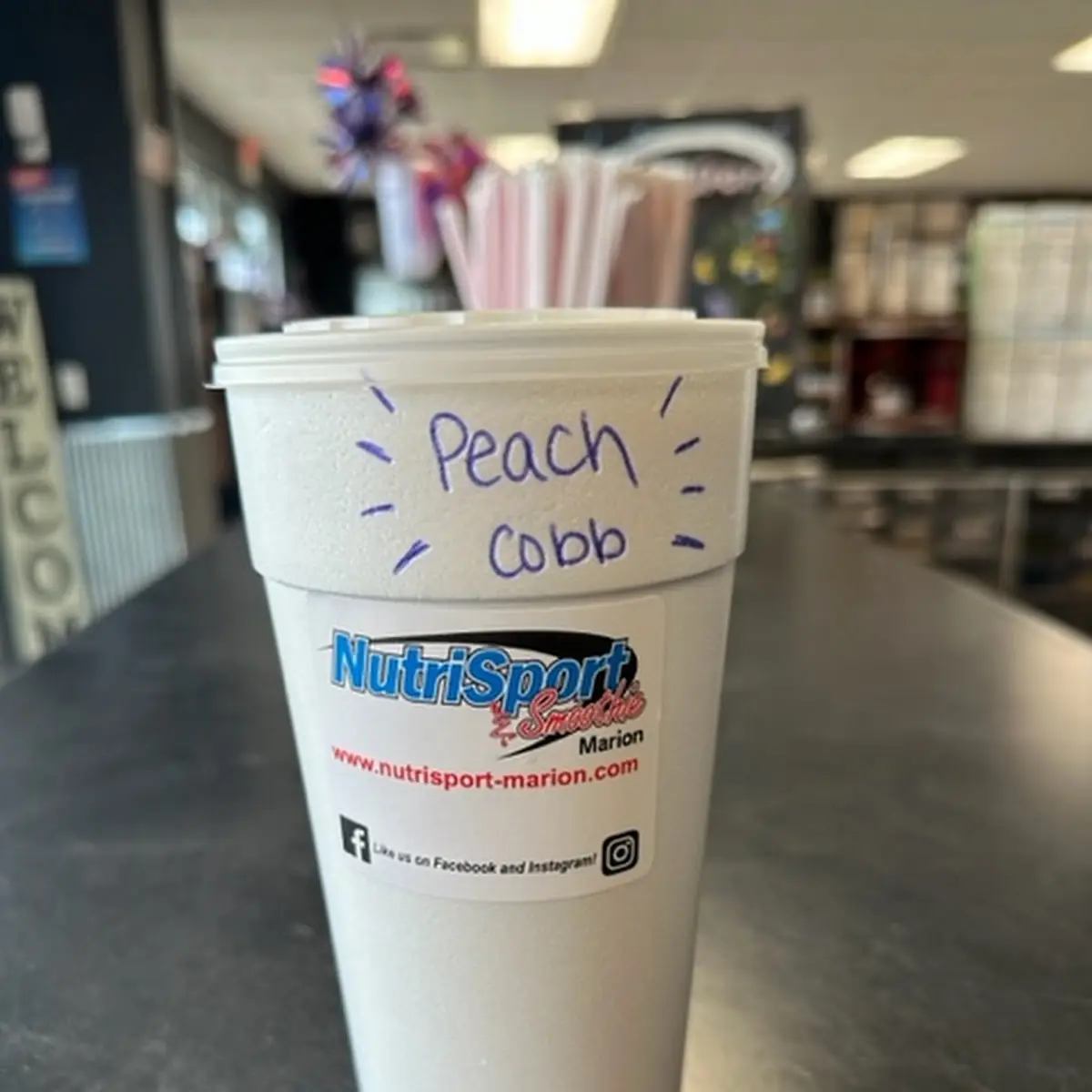 Peach Cobbler Smoothie