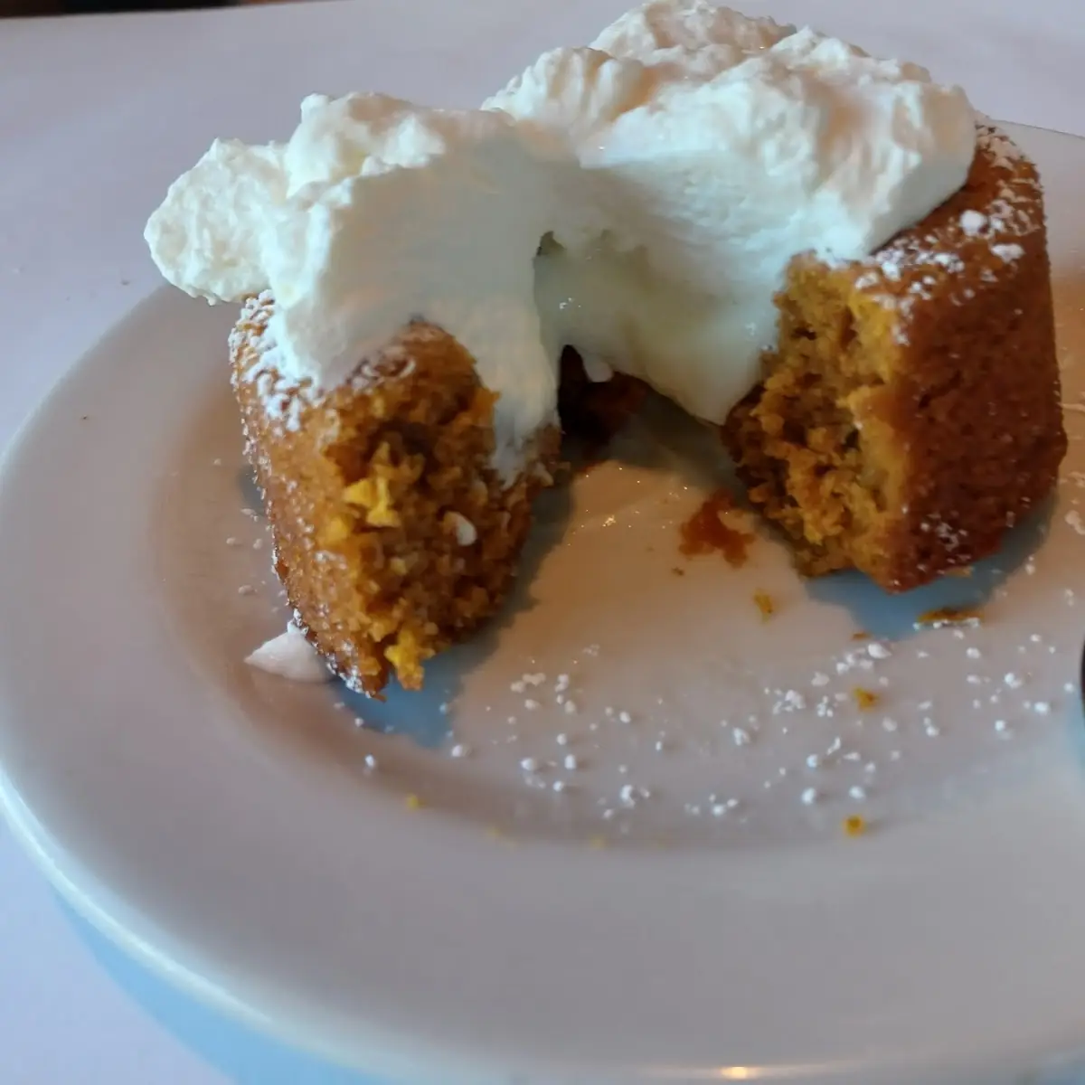 Pumpkin Lava Cake