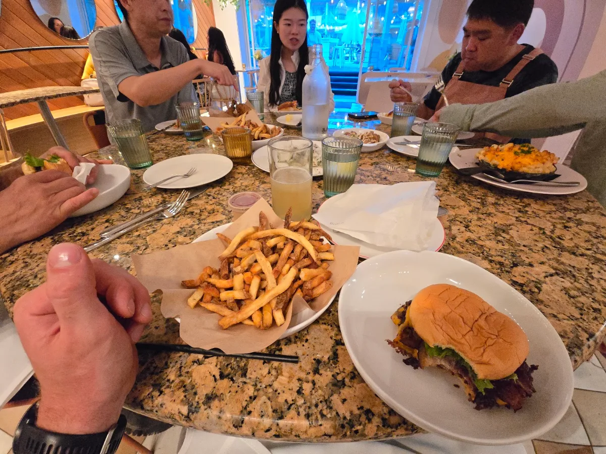 Burger and Fries