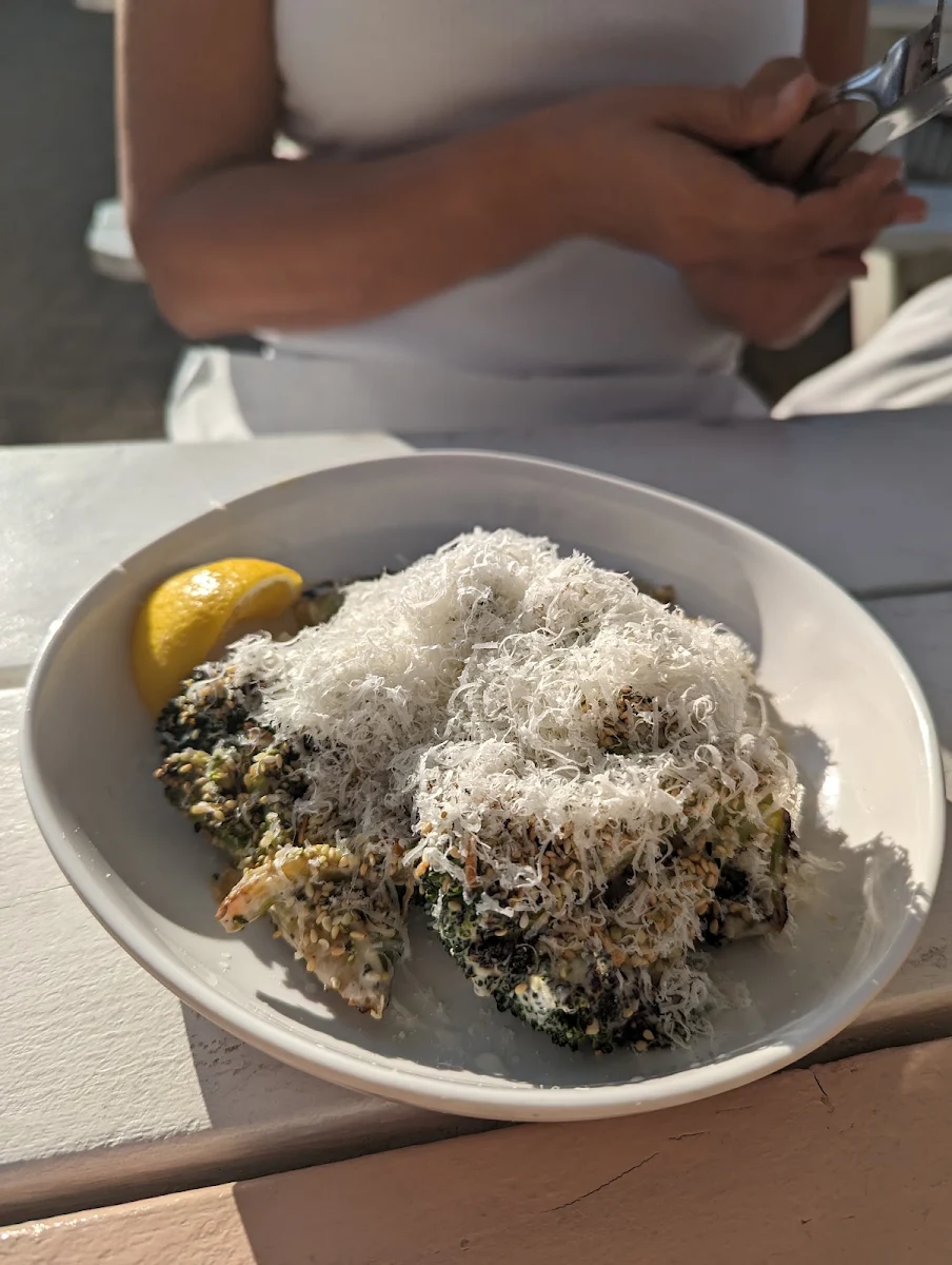 Charred Broccoli Caesar Salad