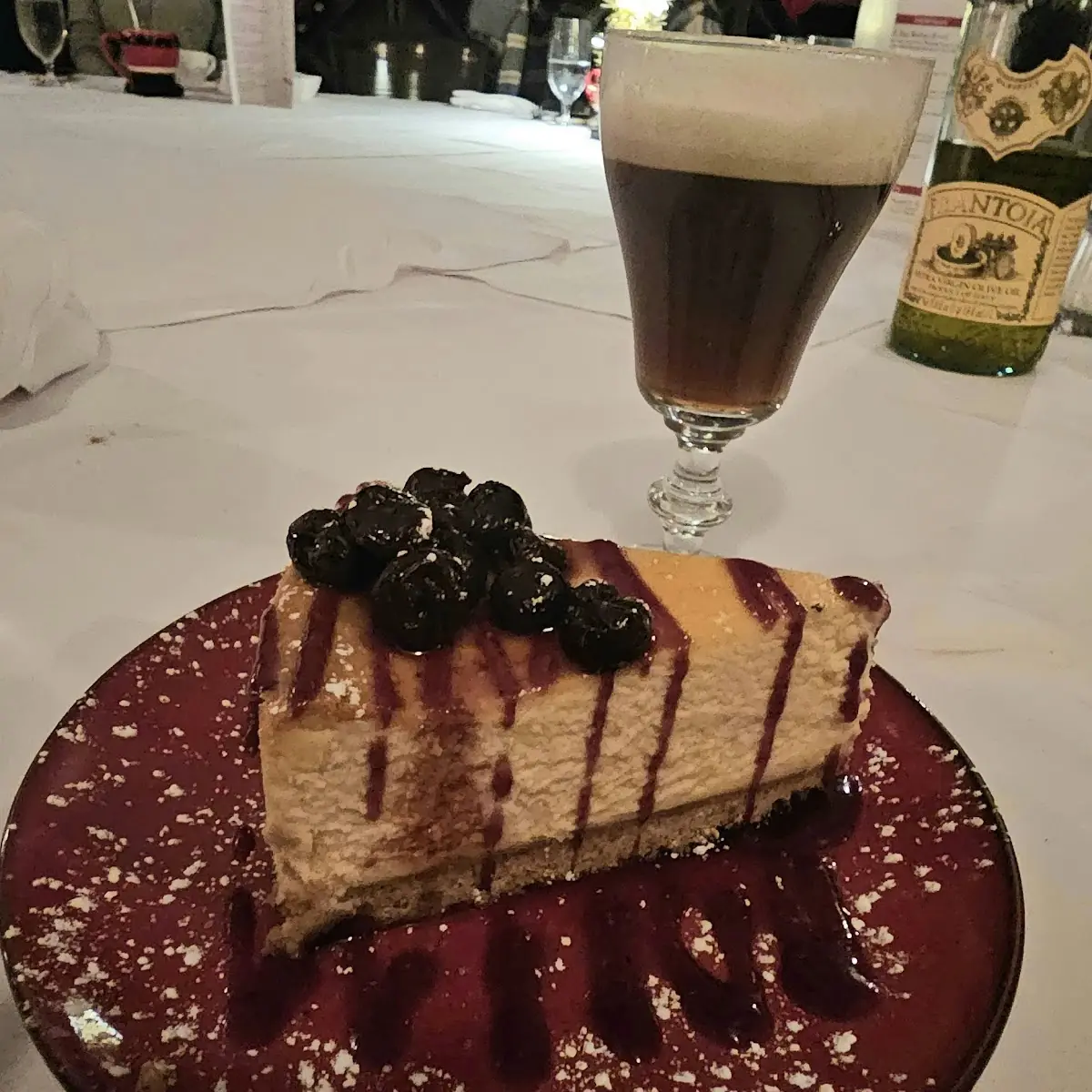 Marscapone Cheesecake with Mixed Berry Sauce
