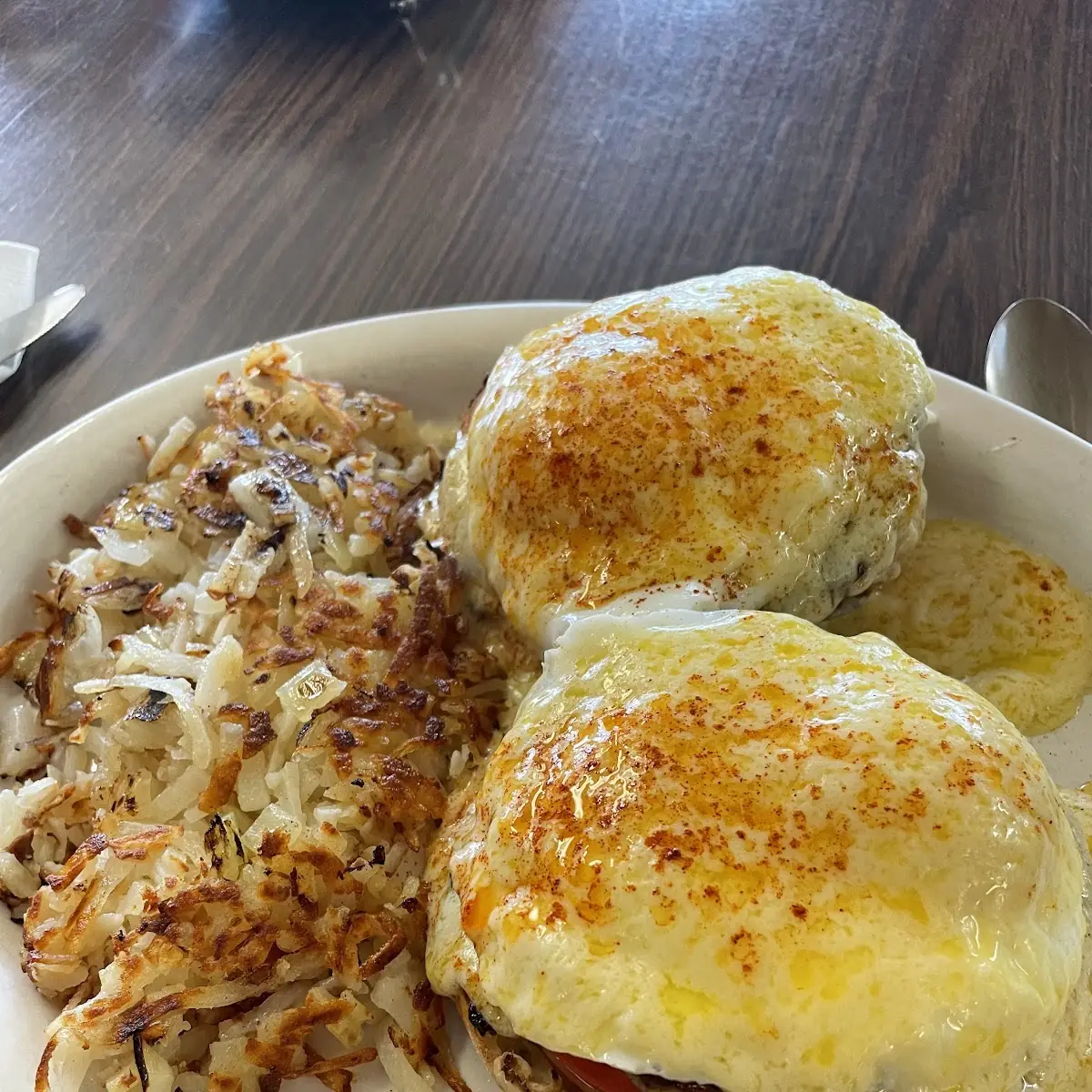 Eggs Benedict with Potatoes