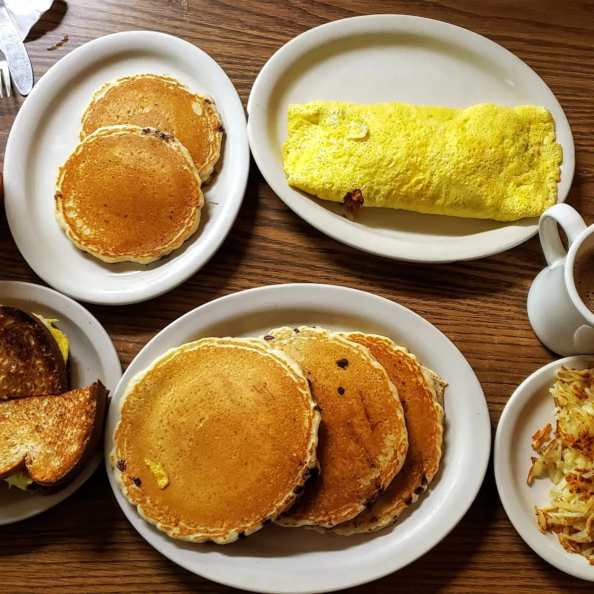 Two Pancakes Two Bacon or Two Sausage