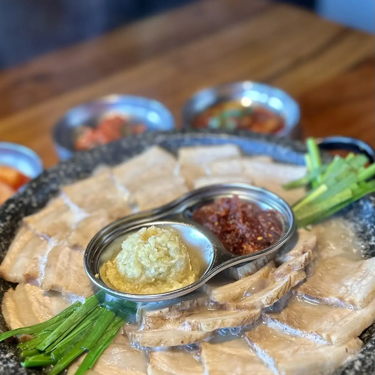 마늘수육 Garlic Suyuk Sous Vide Pork Belly