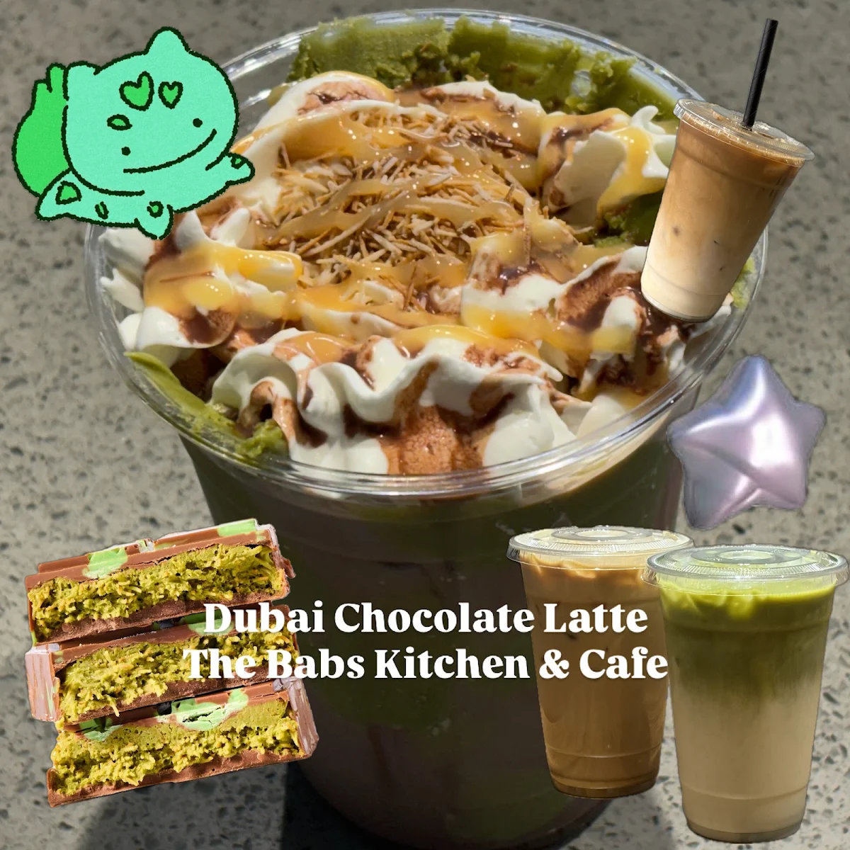 Dubai Choco Latte, The Babs Kitchen & Brunch Cafe & Dinner