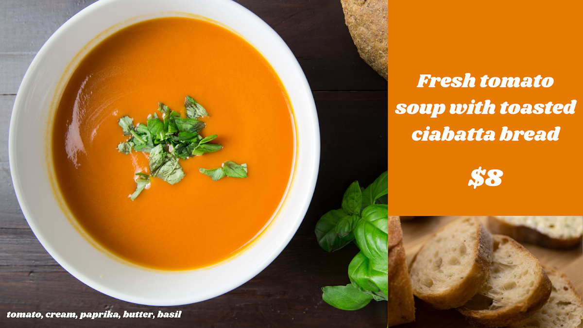 Soup of the Day, The Babs Kitchen & Brunch Cafe & Dinner