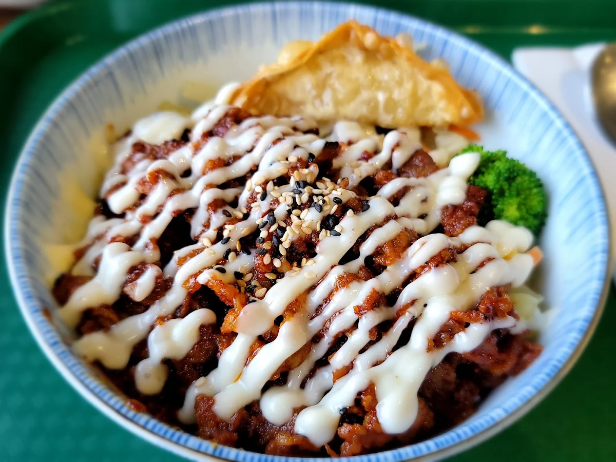 Spicy Pork Cup Bab, The Babs Kitchen & Brunch Cafe & Dinner