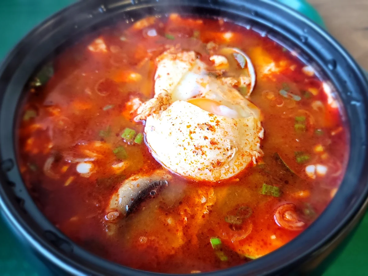 Spicy Tofu Soup with Rice, The Babs Kitchen & Brunch Cafe & Dinner