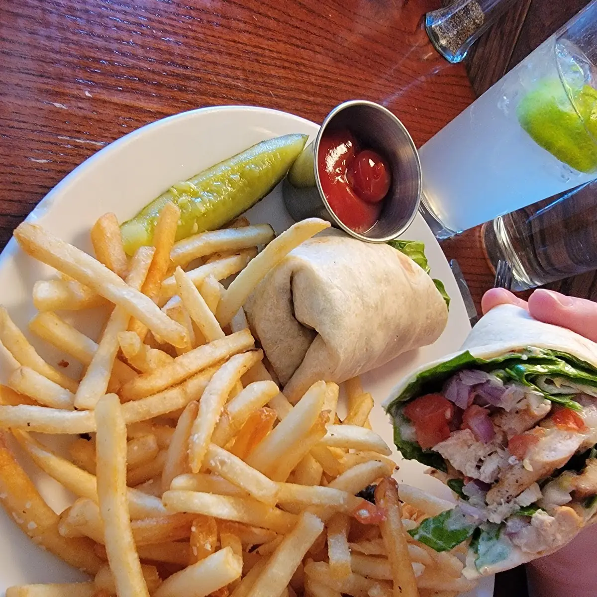 Cajun Chicken Wrap