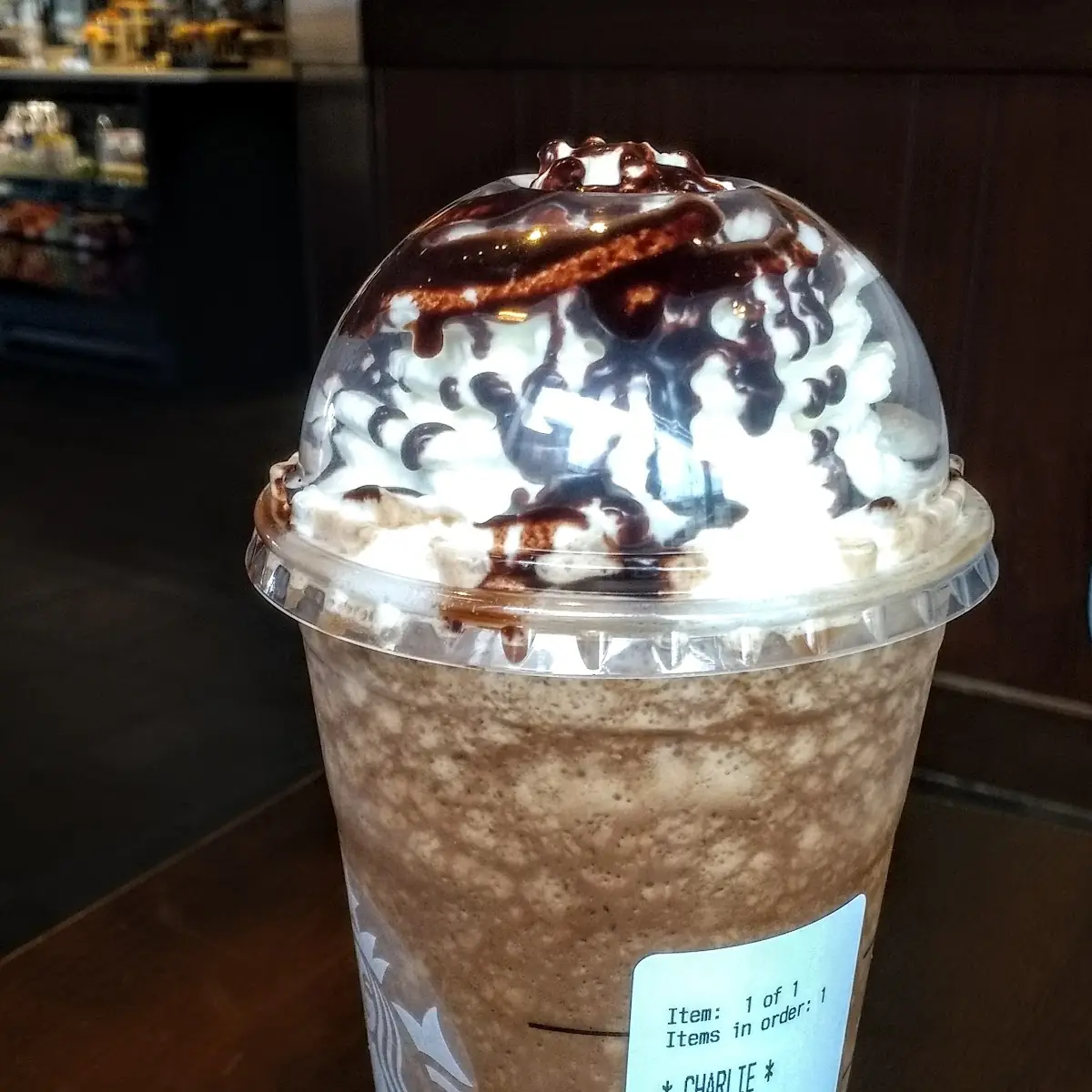 Venti Mocha Frappuccino