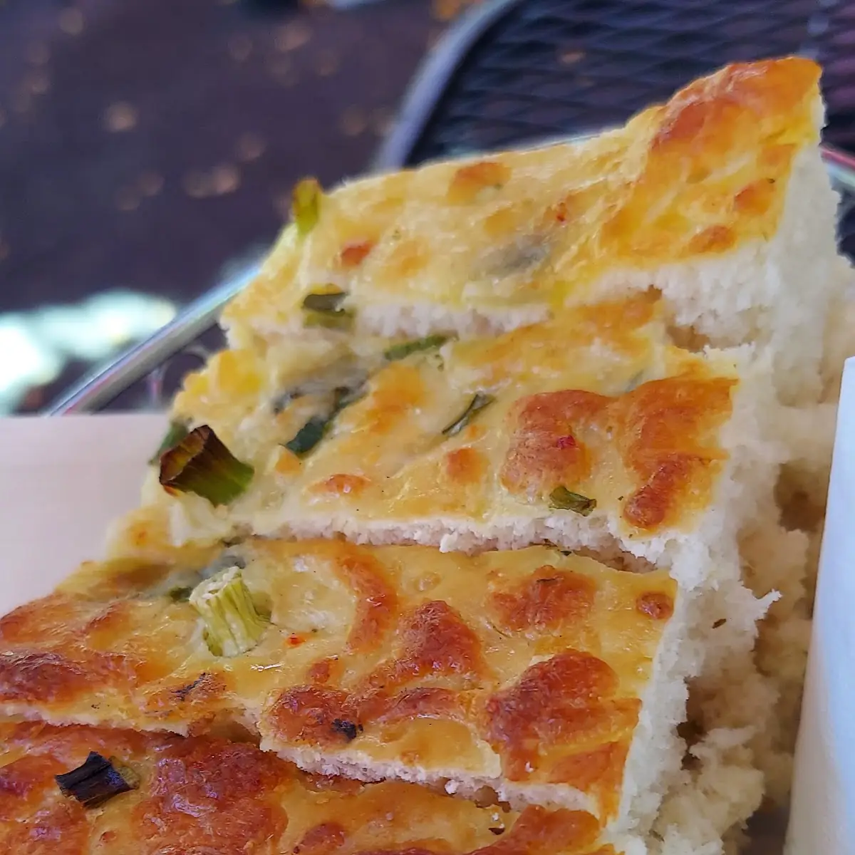 Cheesy Bread Served Before Meal