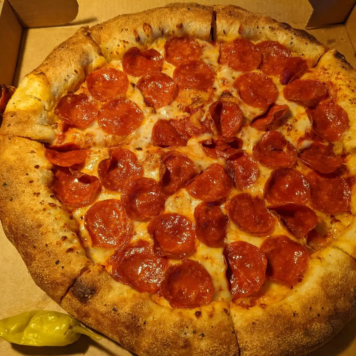Pepperoni Stuffed Crust