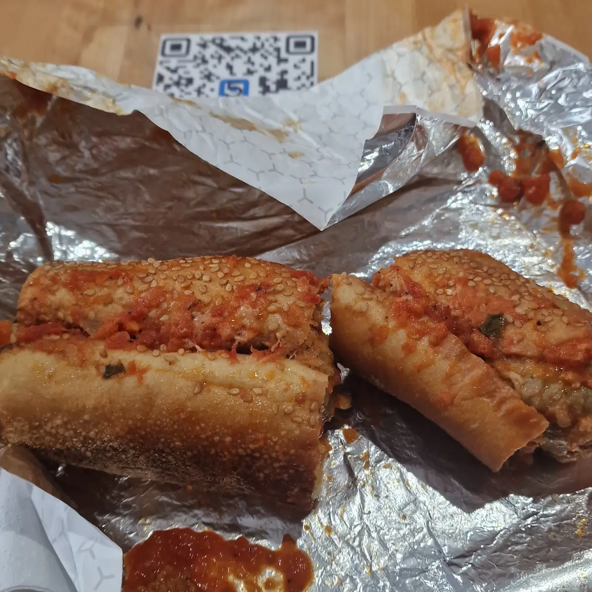 Meatball Parmigiana Sub
