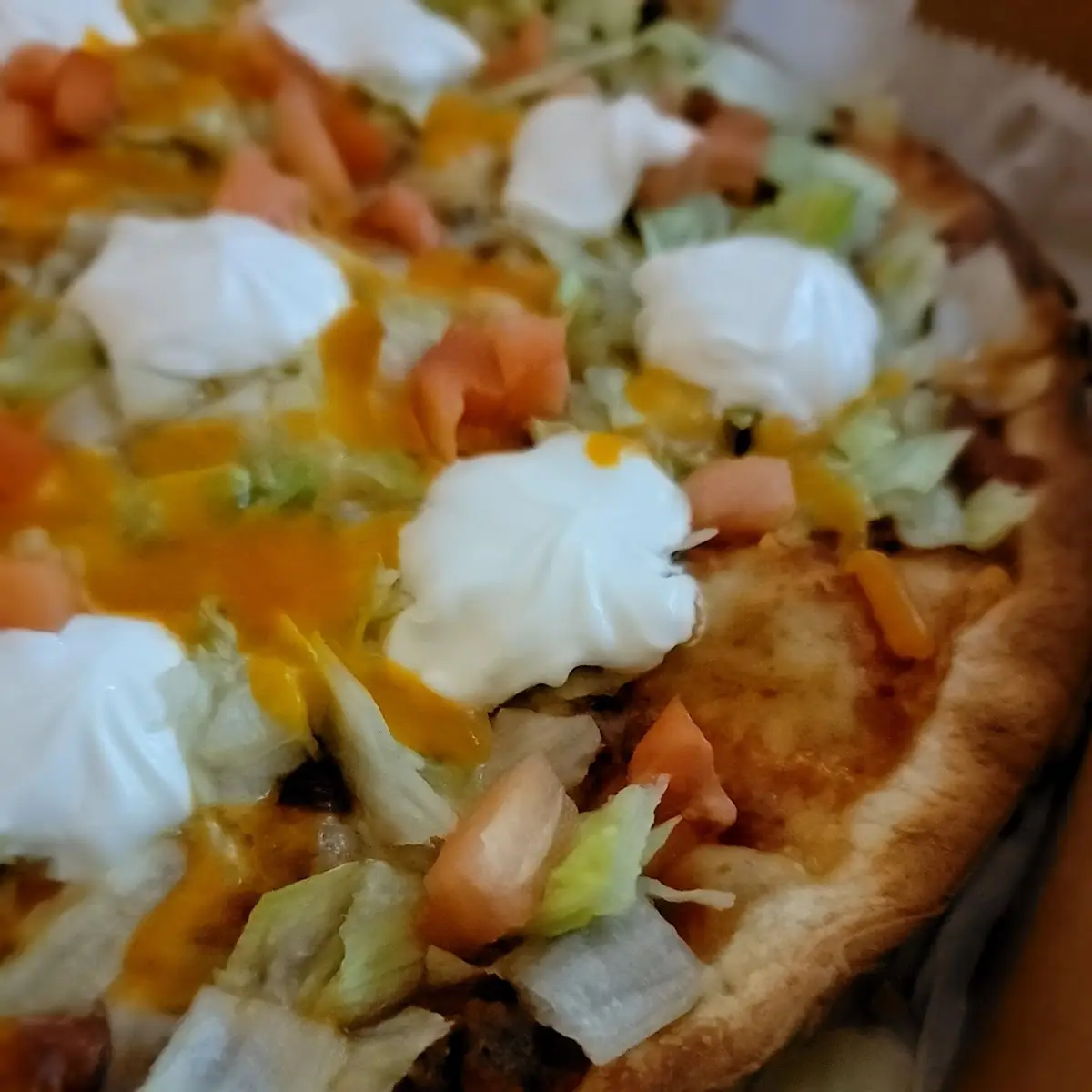 One Topping Thin Crust Pizza