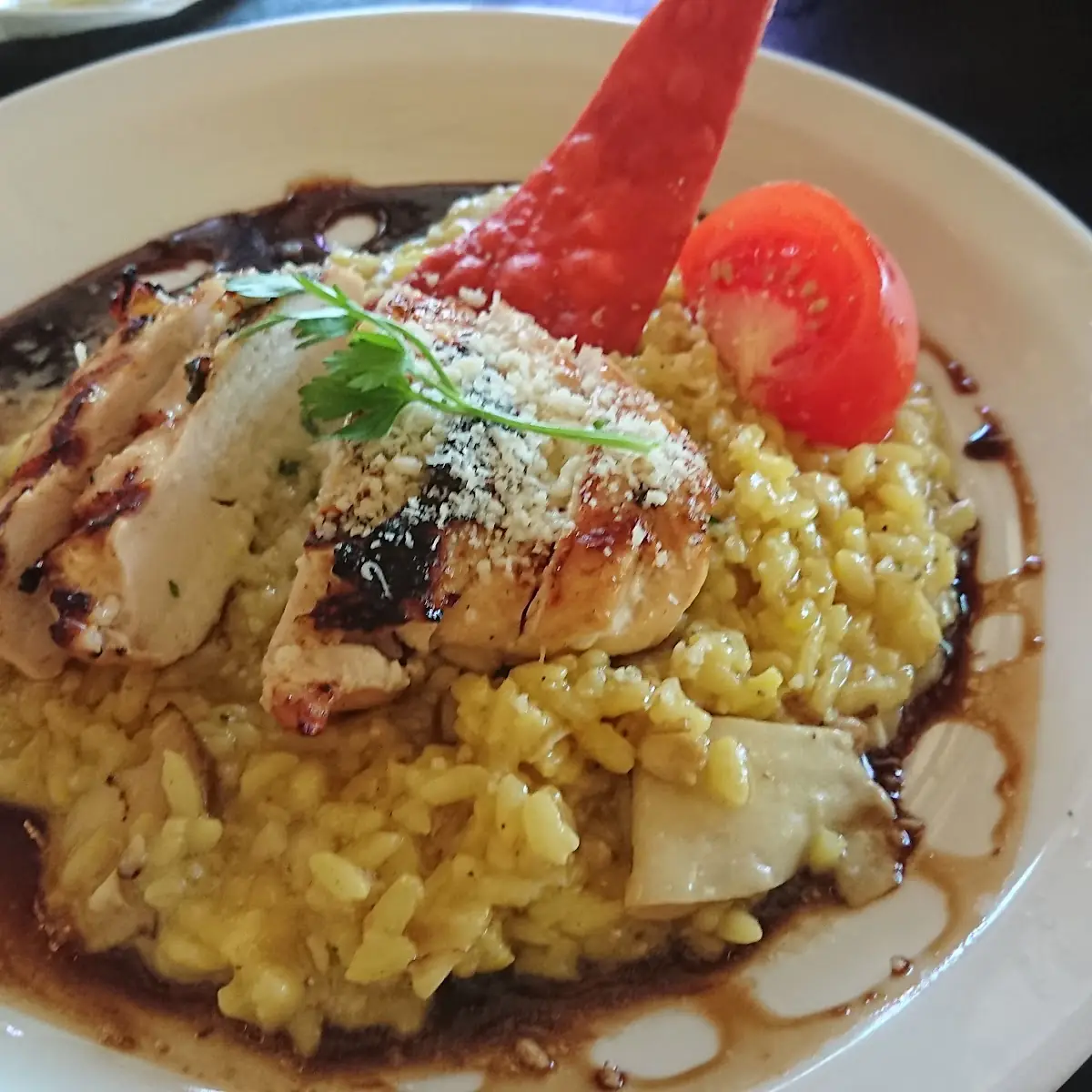 Hibachi Chicken Risotto