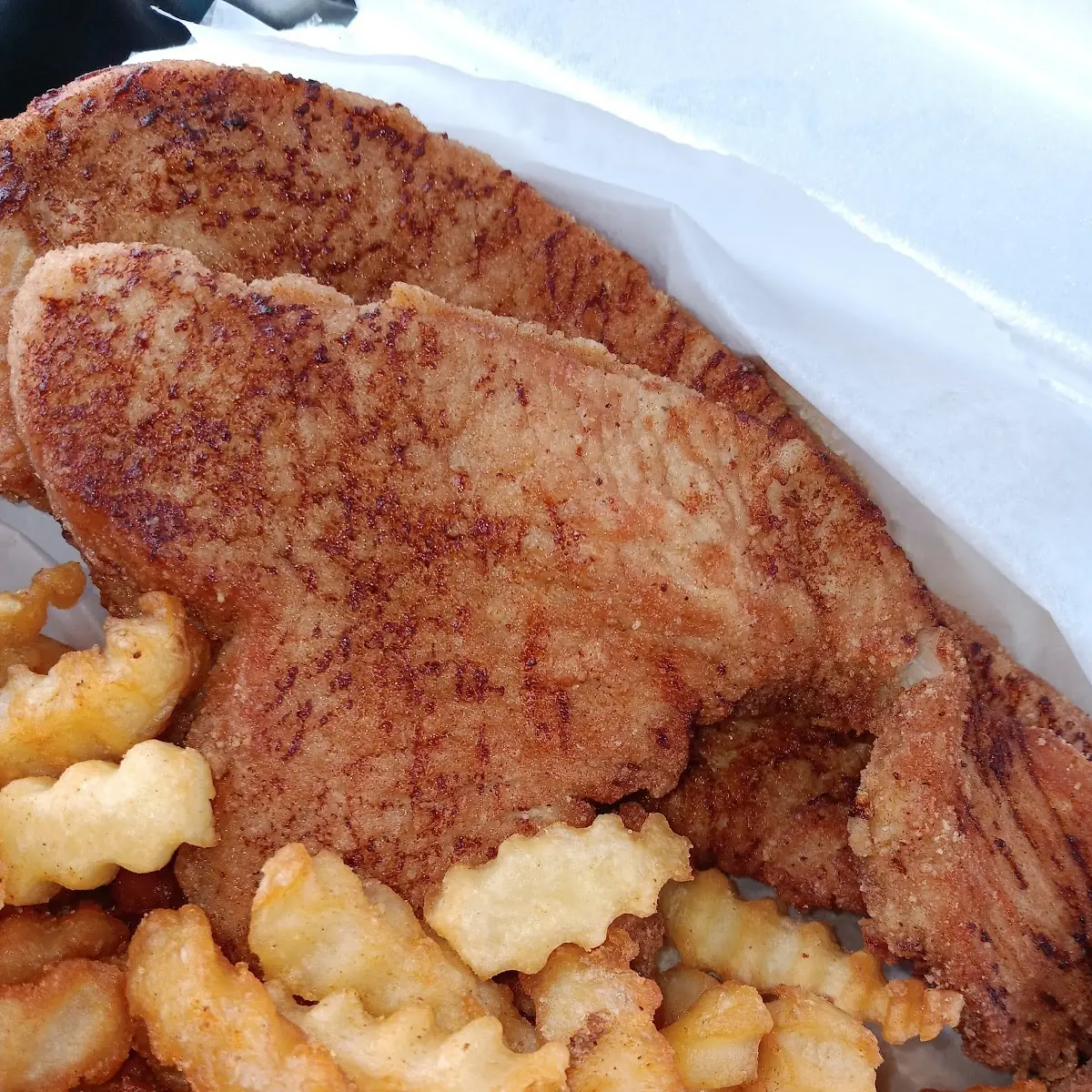 Turkey Chops and Fries