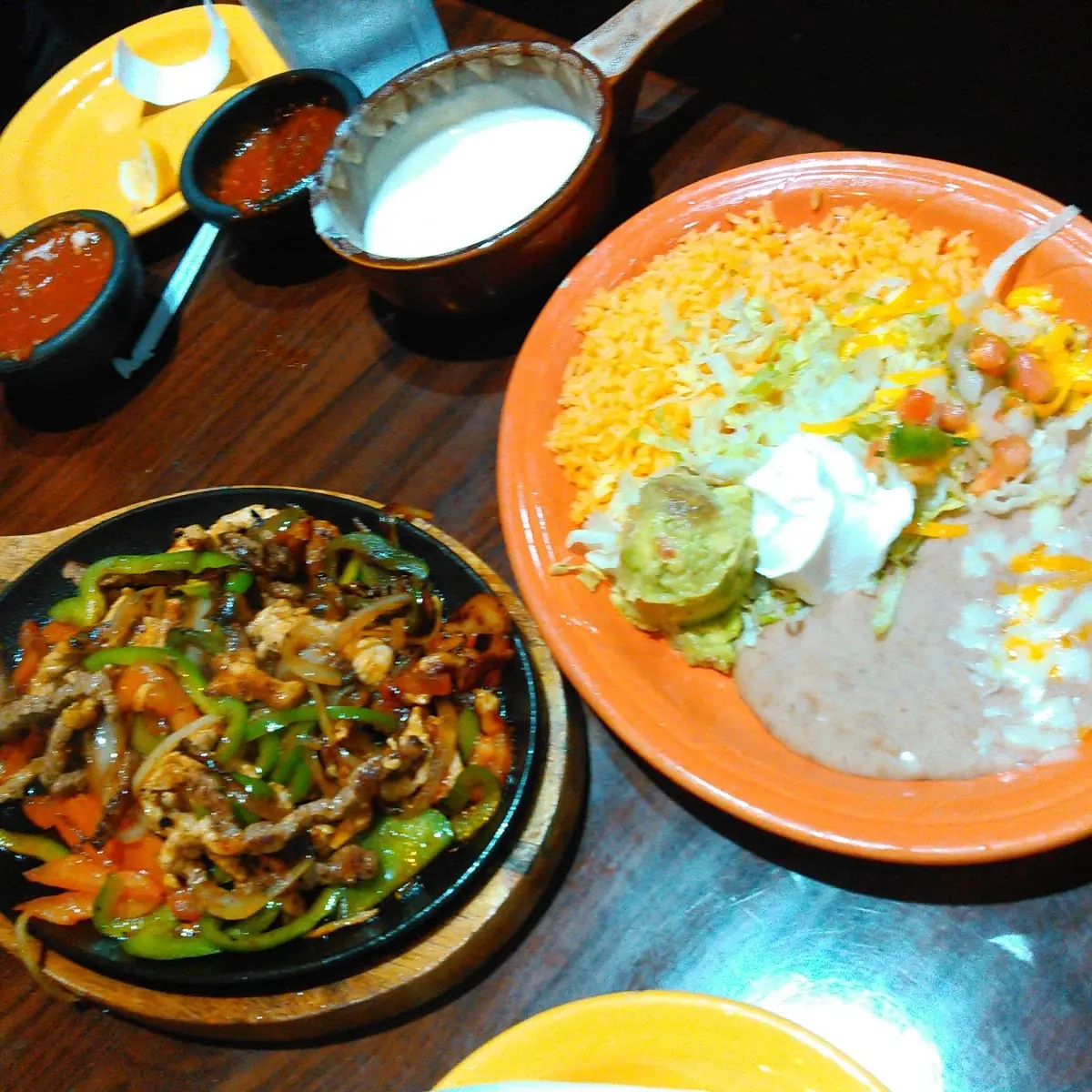 Beef and Chicken Fajitas