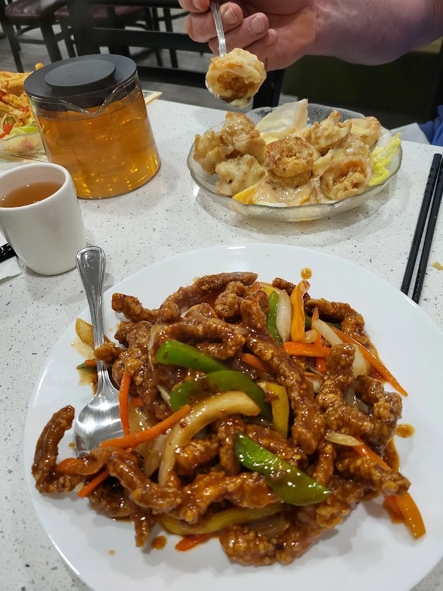 Peach Shrimp and Ginger Beef, Rau Vietnamese Kitchen
