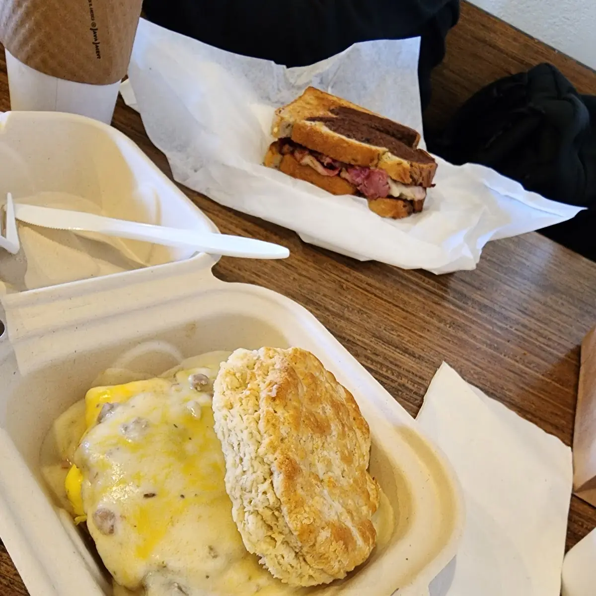 House-Made Beer Biscuit Breakfast Sandwich