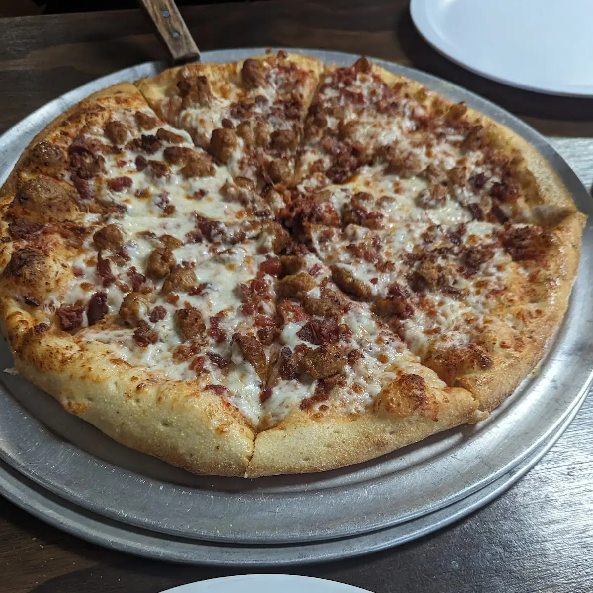 Bacon Sausage Pizza