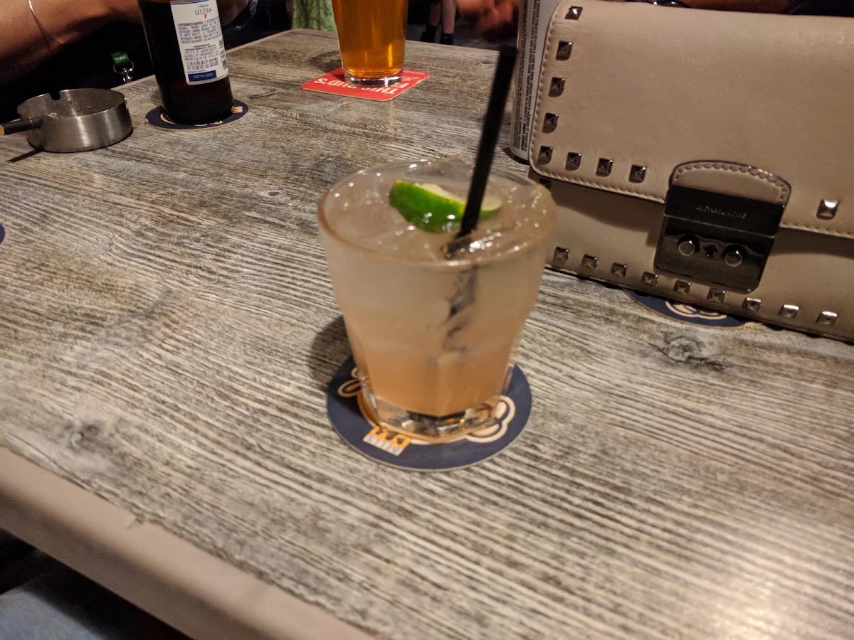 Pink Drink Grapefruit Vodka Soda and Lime