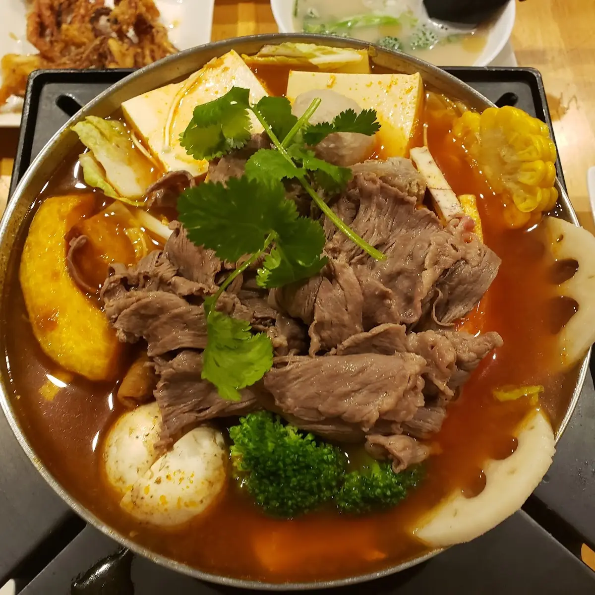 Tomato Soup Based Hot Pot