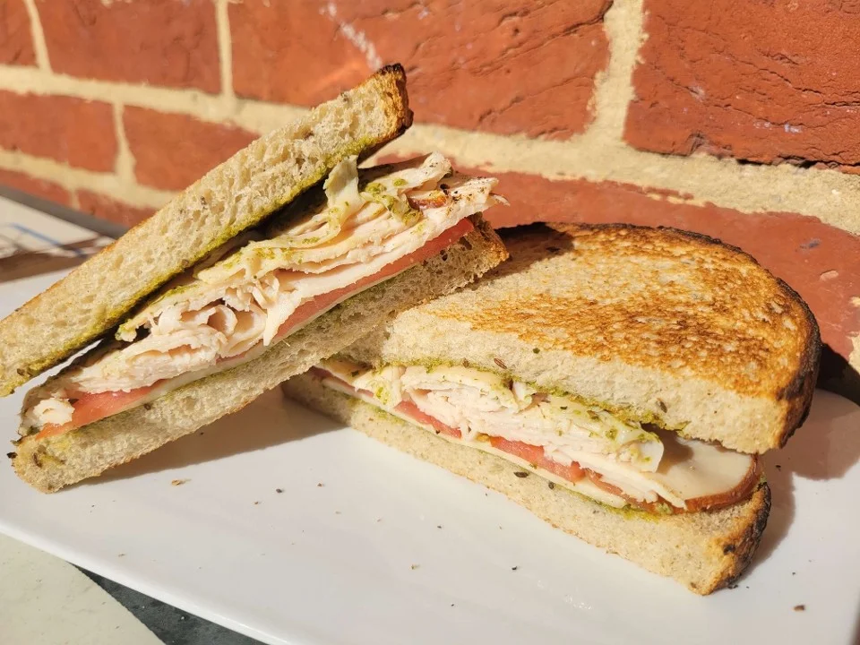 Grilled Turkey Pesto Panini