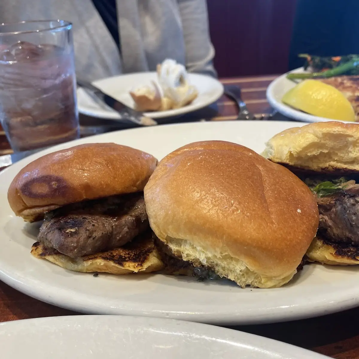 Filet Mignon Sliders Two Sliders