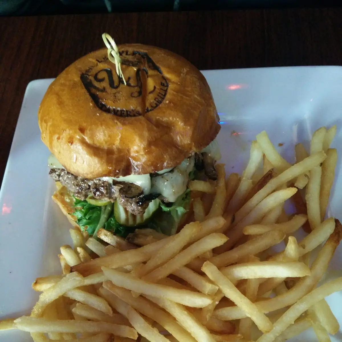 Mushroom Swiss Burger