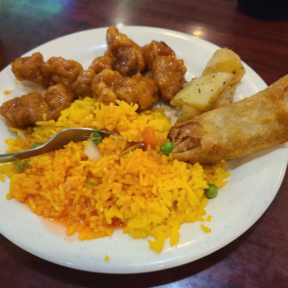 Fried Rice Orange Chicken