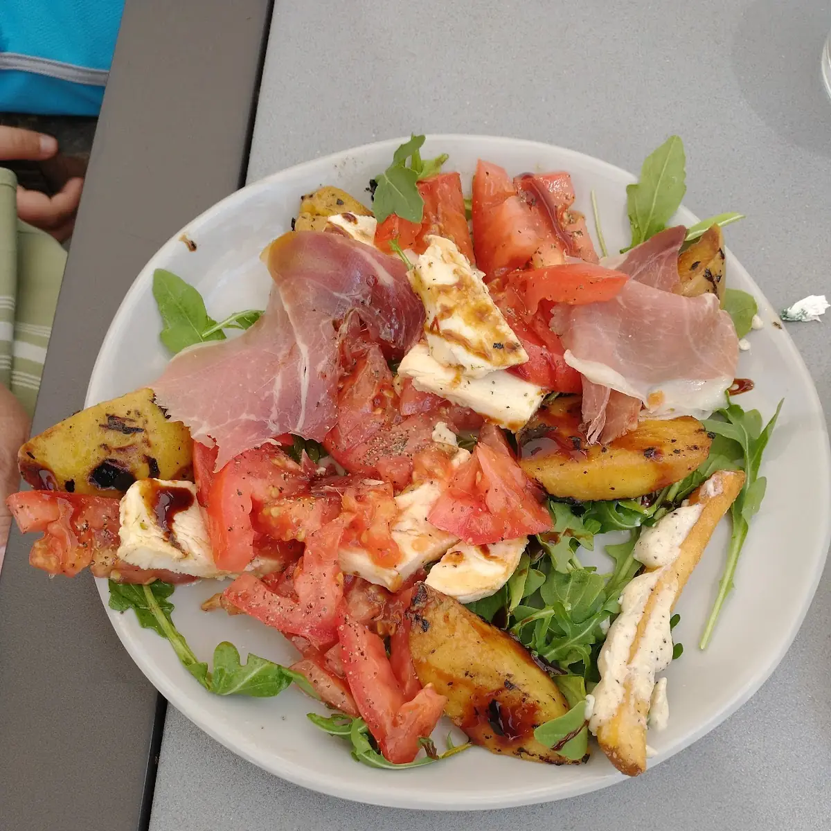 Peach Caprese Salad