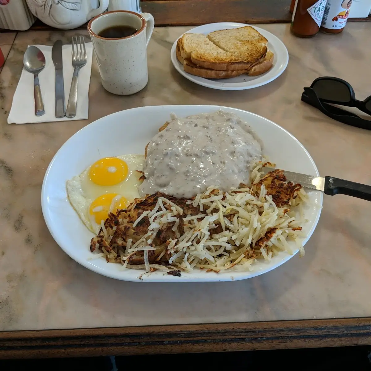 Chicken Fried Steak and Eggs