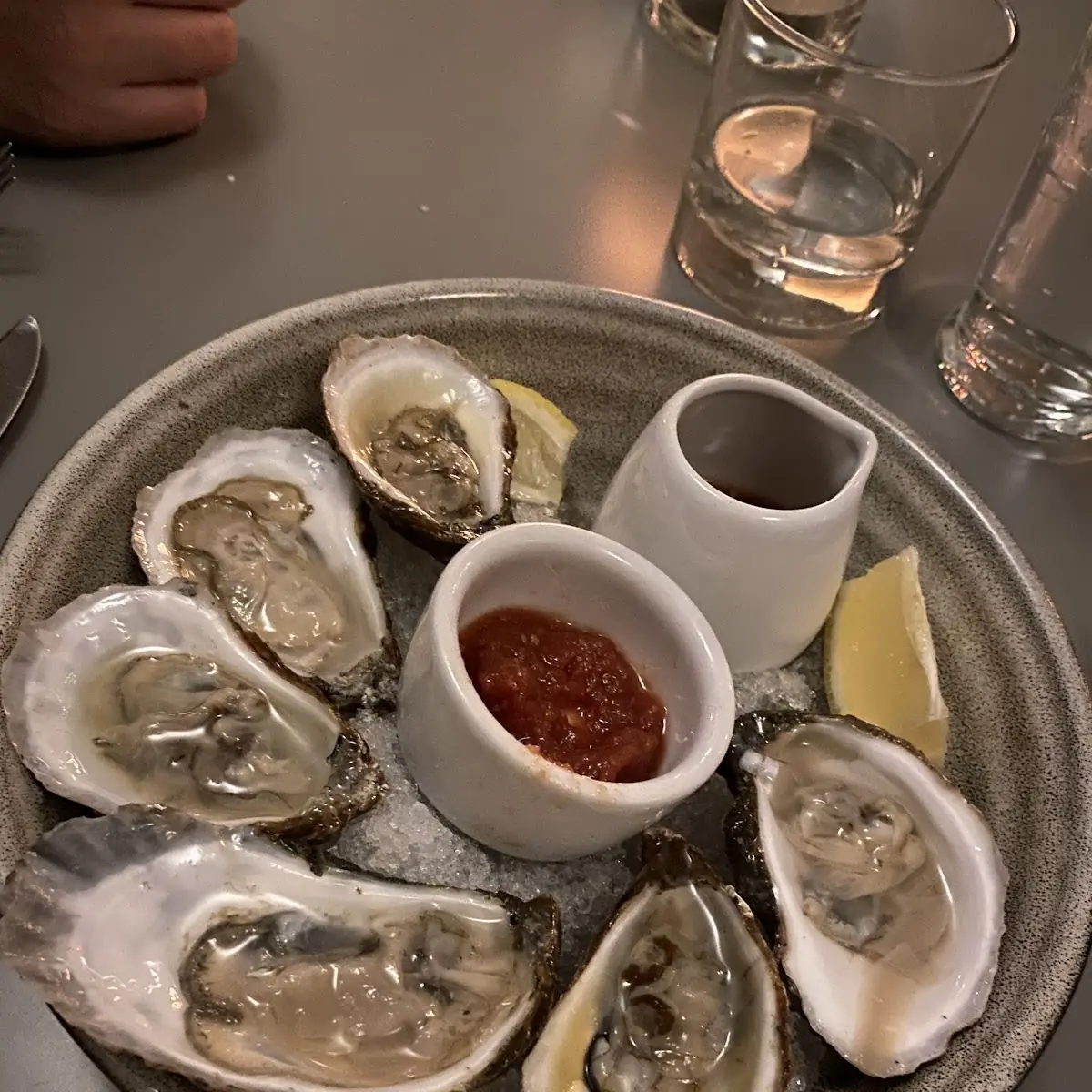 Oysters on the Half Shell Hall Dozen