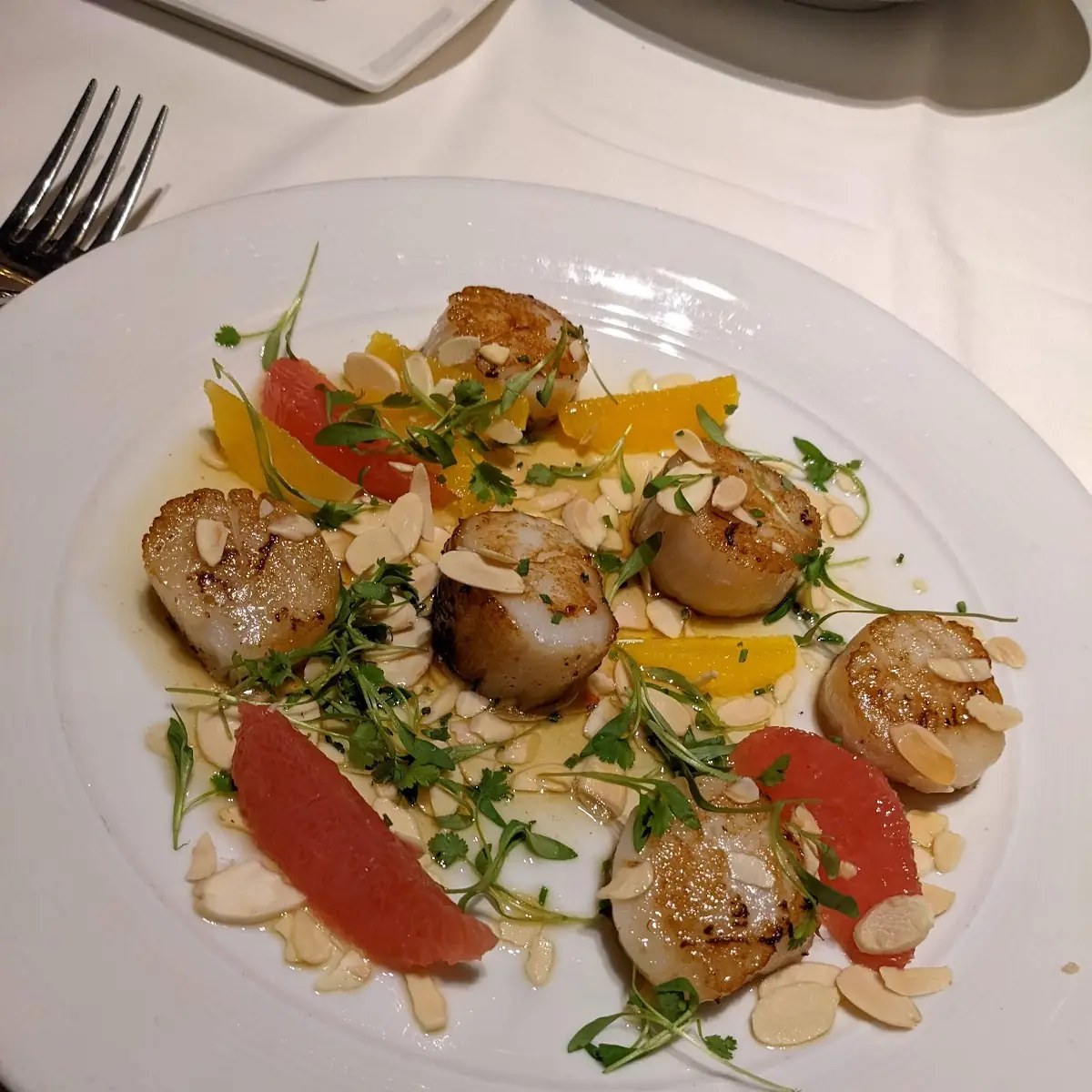 Scallops with Garlic Sauce